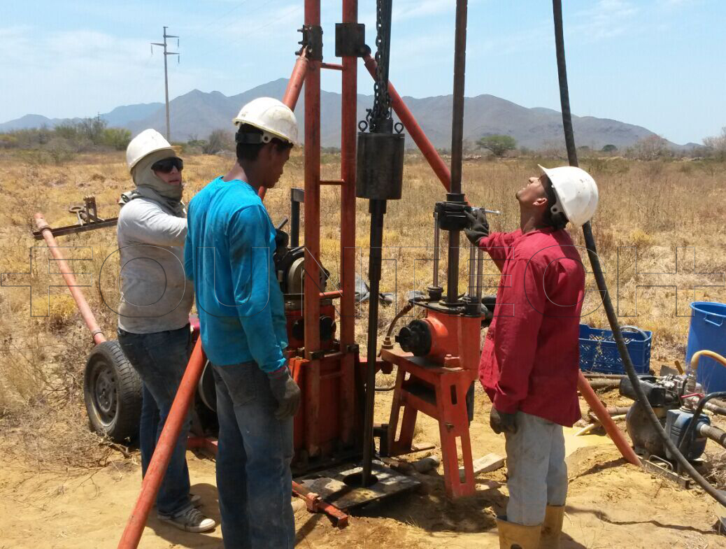 Fountech Minery exploration drilling rig in Brazil