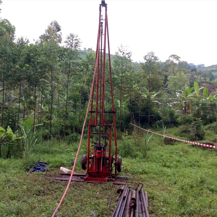 Civil construction exploration drilling rig in Vietnam